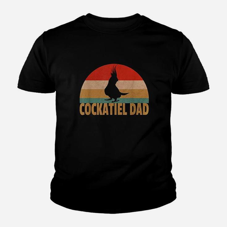 Retro Cockatiel Vintage Cockatiel Dad Gift Kid T-Shirt