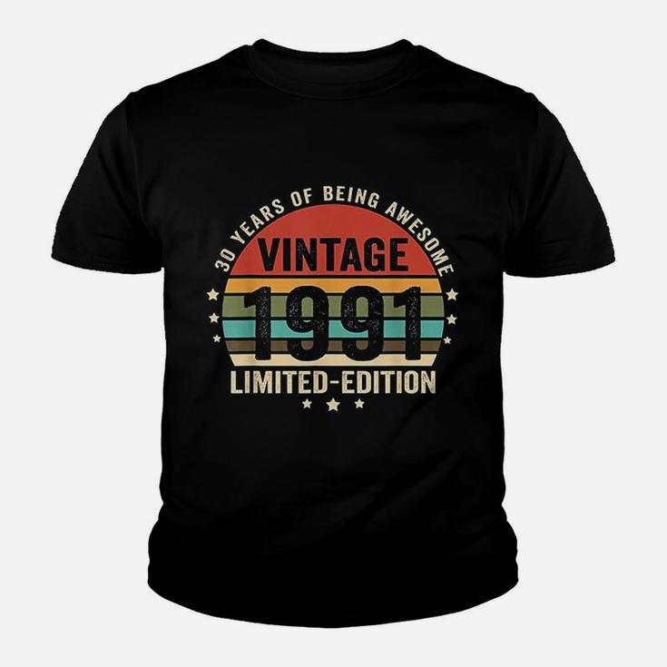 Retro Vintage 1991 31 Year Old 31st Birthday Gift  Kid T-Shirt