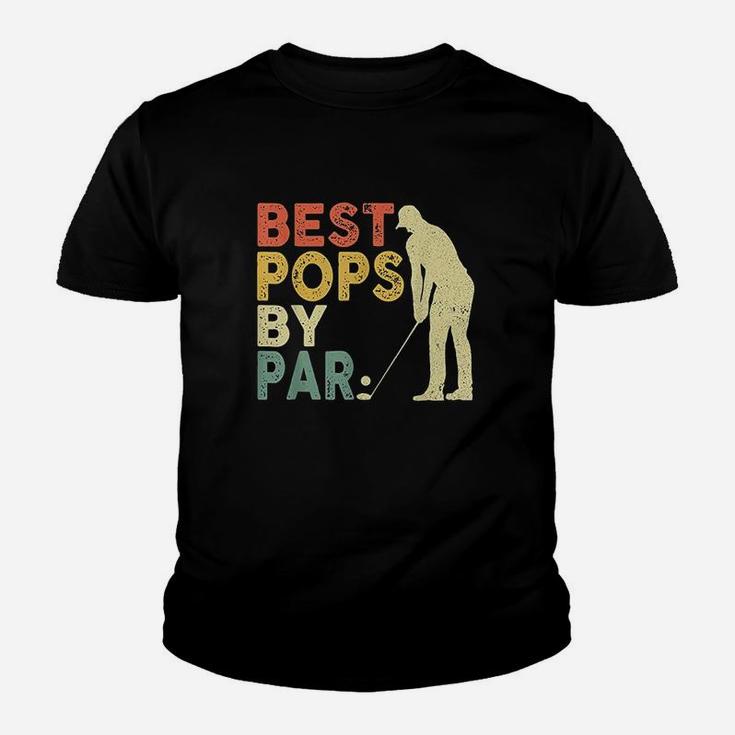 Retro Vintage Best Pops By Par Golf Gifts For Mens Kid T-Shirt
