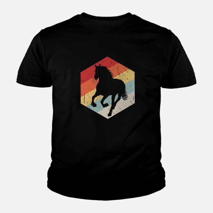 Retro Vintage Horse Lover Horseback Riding Premium Kid T-Shirt