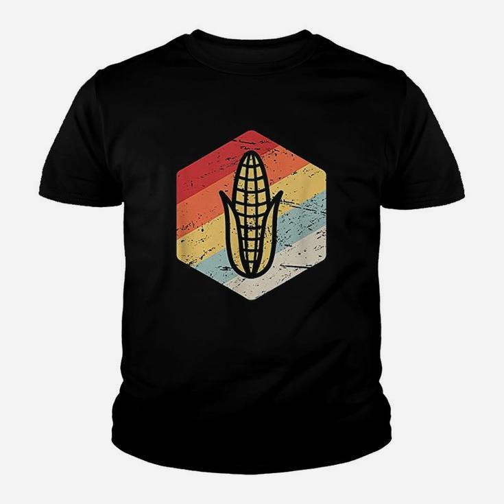 Retro Vintage Midwest Ear Of Corn Gift For Corn Farmers Kid T-Shirt