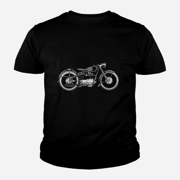 Retro Vintage Motorcycle I Love My Motorcycle Kid T-Shirt