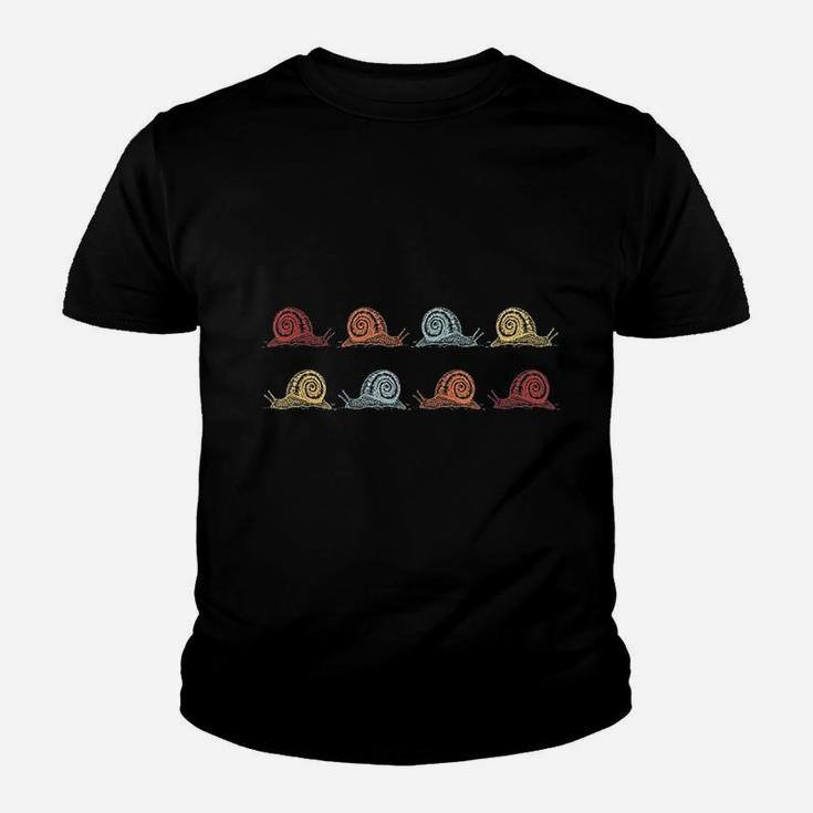 Retro Vintage Snail Funny Animal Lovers Kid T-Shirt