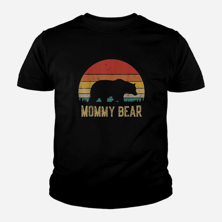 Retro Vintage Sunset Mommy Bear Good Gifts For Mom Kid T-Shirt