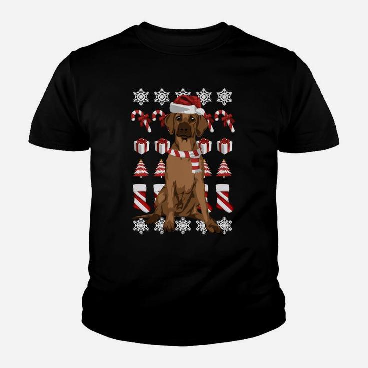 Rhodesian Ridgeback Weihnachtspulli Kinder T-Shirt