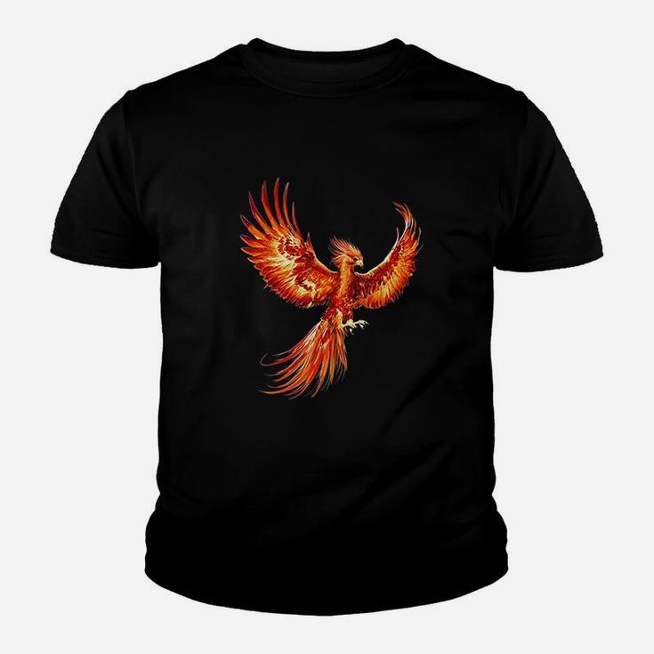 Rising Phoenix Fire Fenix Inspirational Fantasy Gift Kid T-Shirt