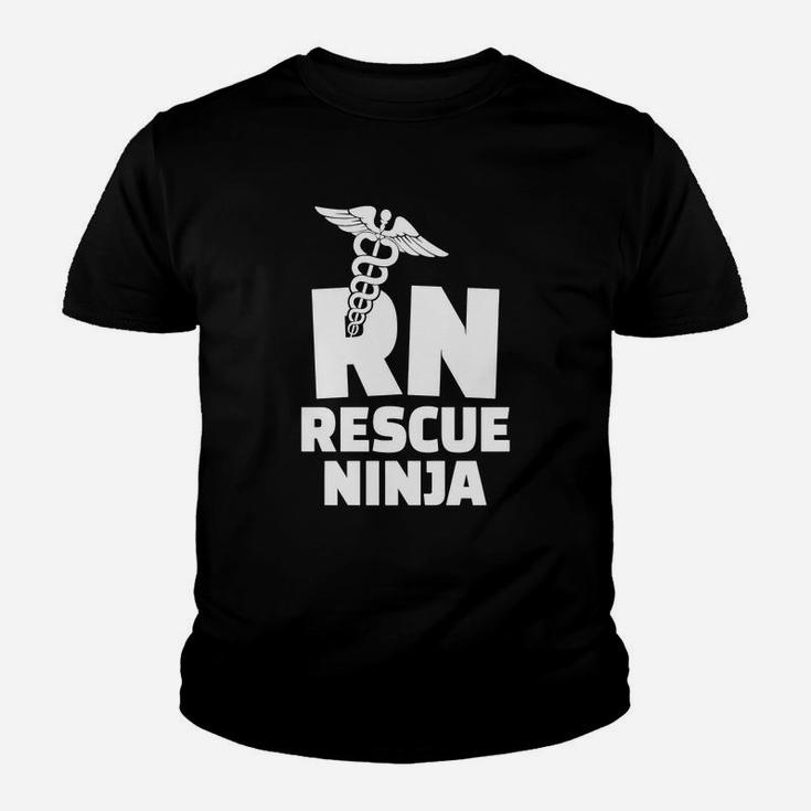 Rn Rescue Ninja Nurses, funny nursing gifts Kid T-Shirt