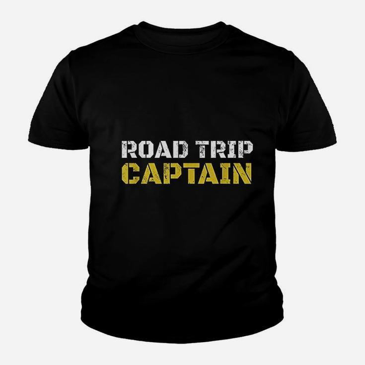 Road Trip Captain Rv Summer Camping Travel Kid T-Shirt