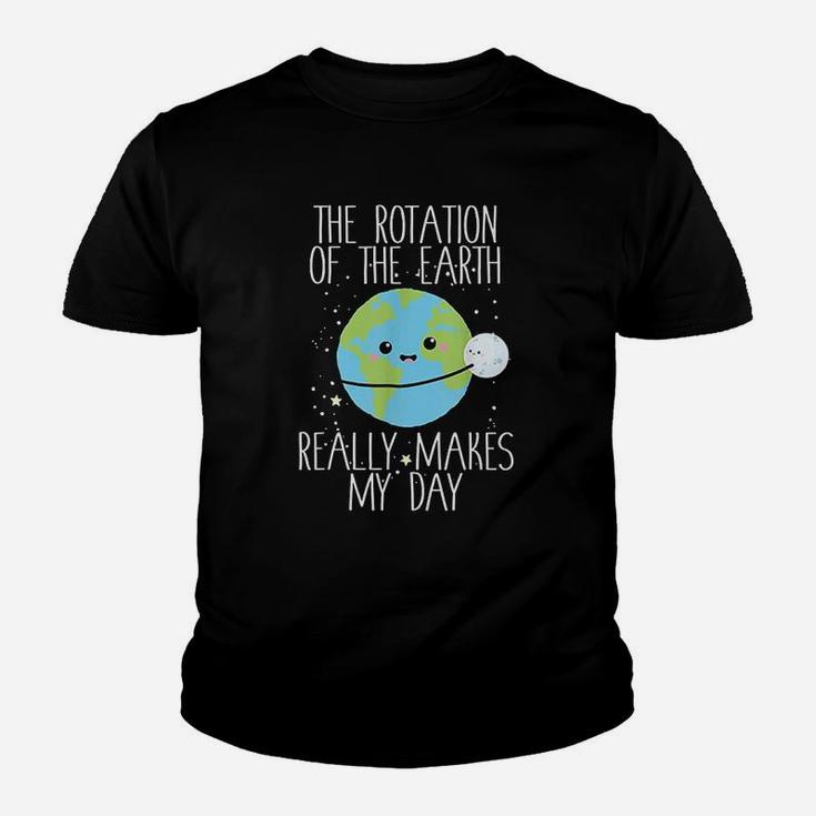 Rotation Of The Earth Day Funny Science Teacher Gift Kid T-Shirt