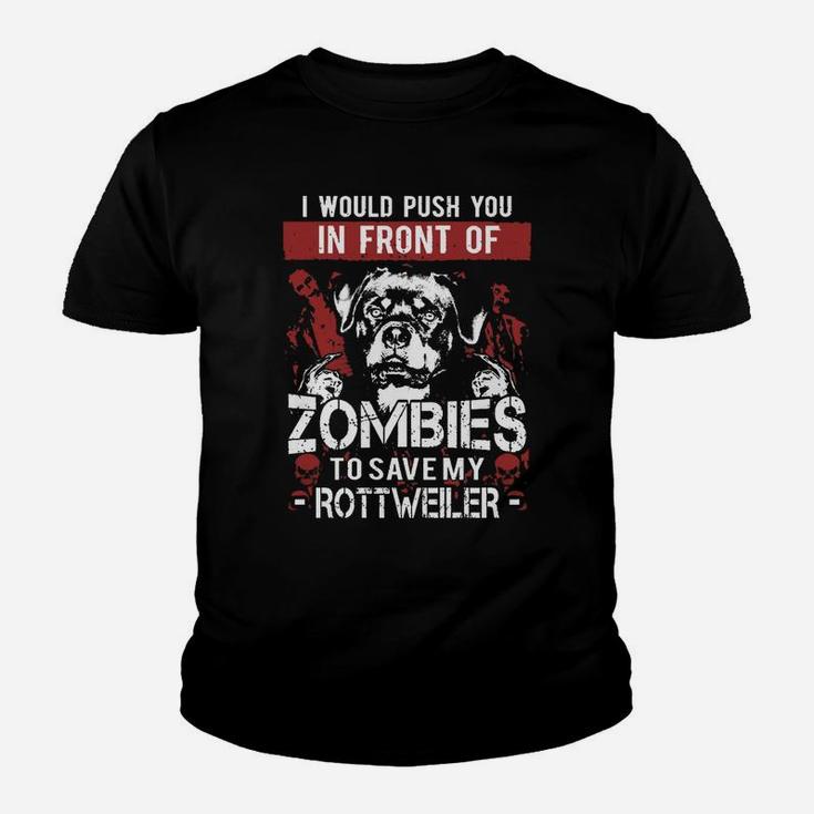 Rottweiler Shirt - Zombies Rottweiler Shirt Kid T-Shirt