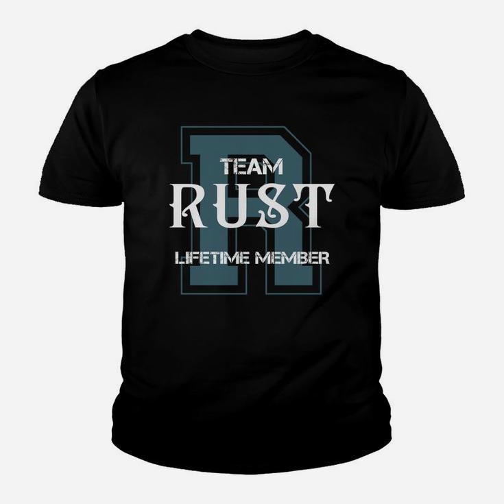 Rust Shirts - Team Rust Lifetime Member Name Shirts Kid T-Shirt