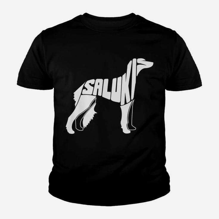 Saluki Dog Art Kid T-Shirt