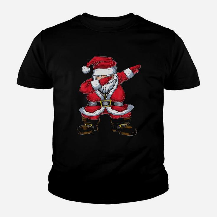 Santa Claus Dab Christmas Gifts Xmas Dabbing Santa Kid T-Shirt