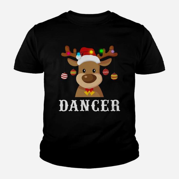 Santa Reindeer Dancer Xmas Group Costume T-shirt Kid T-Shirt