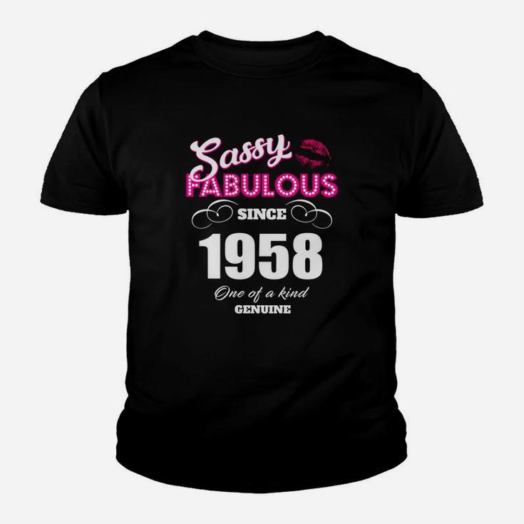Sassy Fabulous Since 1958 Kid T-Shirt