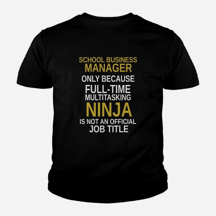 School Business Manager - School Business Manager Youth T-shirt