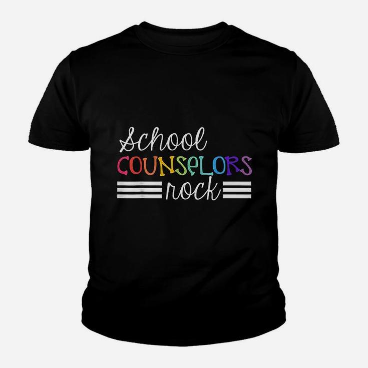 School Counselors Rocks Cute Gift For School Counselor Youth T-shirt