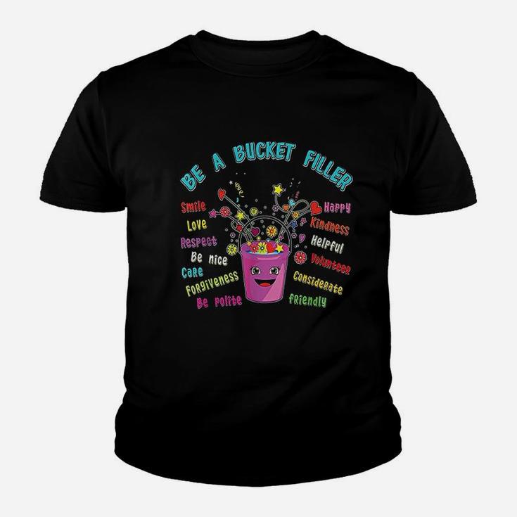 School Guidance Counselor Gift Be A Bucket Filler Teacher Kid T-Shirt