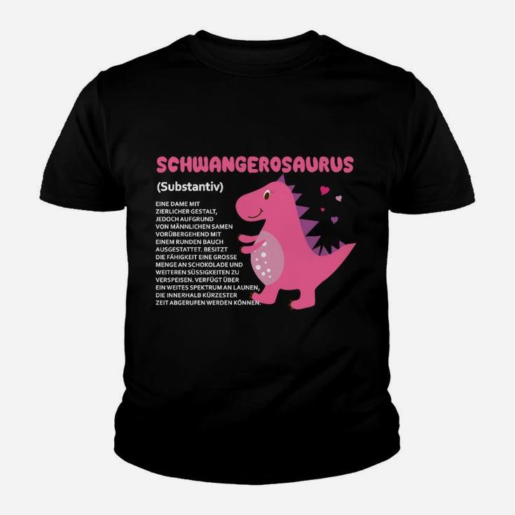 Schwangerosaurus Nur Online Erhältlich Kinder T-Shirt