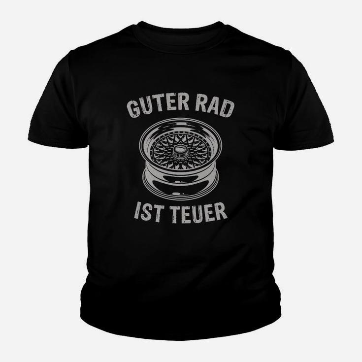 Schwarzes Auto-Fan Kinder Tshirt Guter Rad ist teuer, Liebhaber Kinder Tshirt