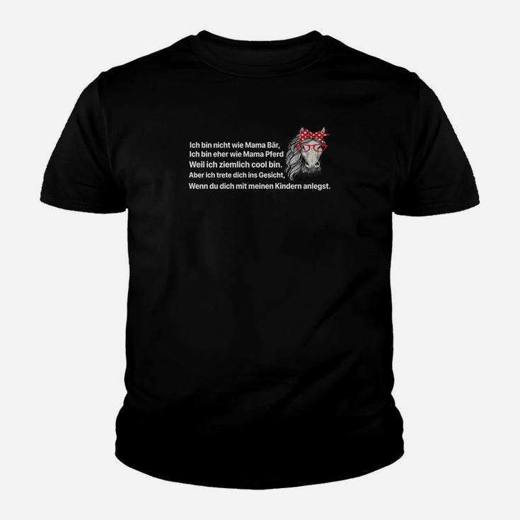 Schwarzes Herren-Kinder Tshirt mit Bulldoggen-Spruch, Motiv für Hundefreunde