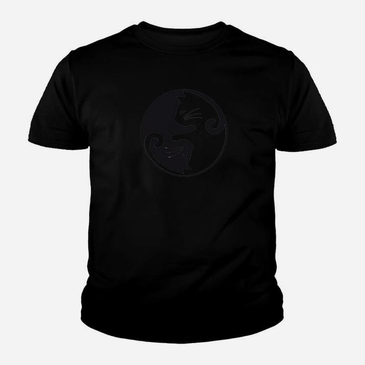 Schwarzes Herren-Kinder Tshirt mit Drachen-Emblem, Stylische Mode