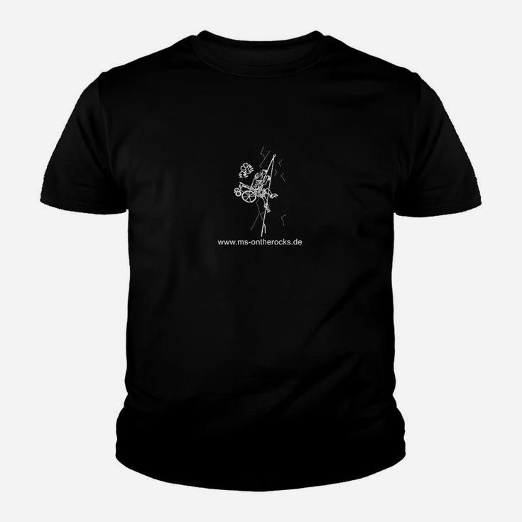 Schwarzes Motorrad-Print Kinder Tshirt für Herren mit Webseiten-Motiv