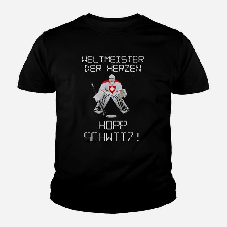 Schweiz Weltmeister Der Herzen Kinder T-Shirt