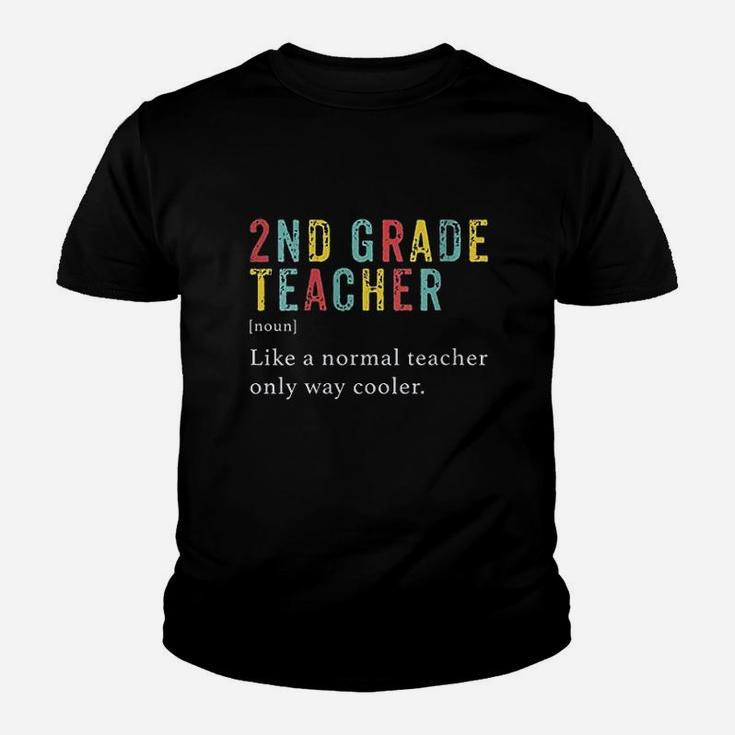 Second Grade Teacher 2nd Vintage Definition Team Kid T-Shirt