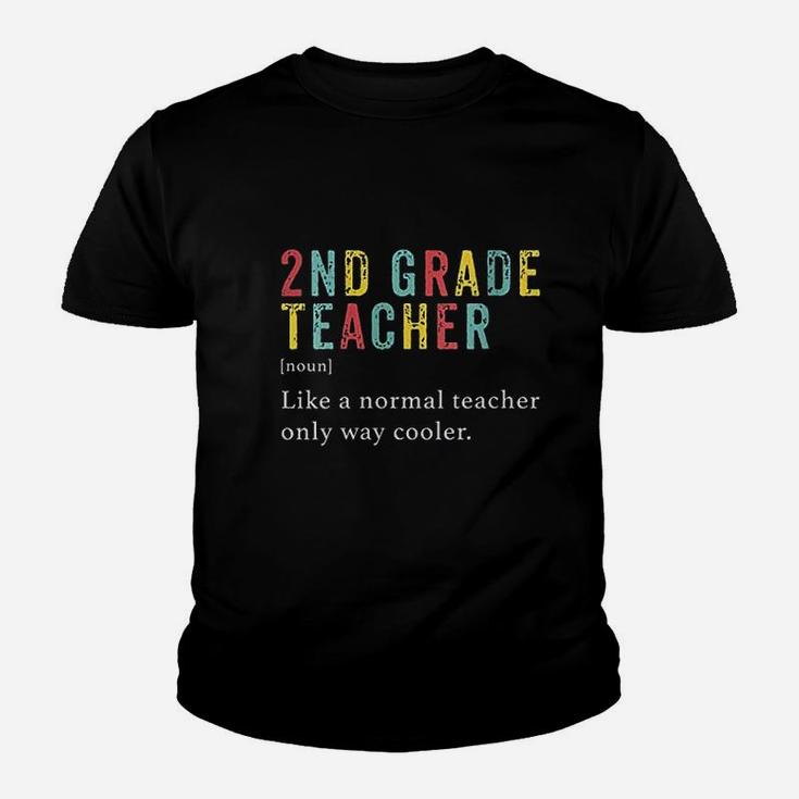 Second Grade Teacher 2nd Vintage Definition Team Kid T-Shirt