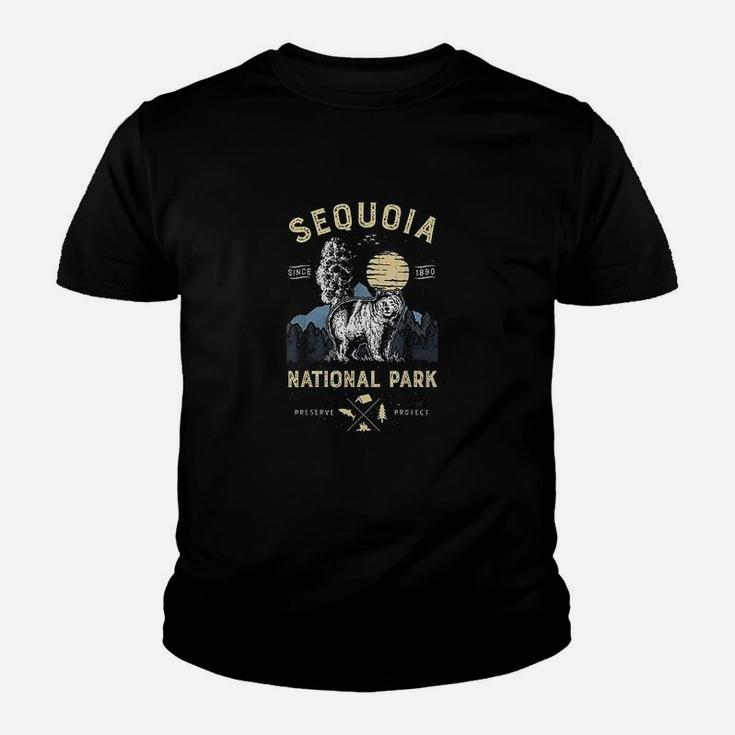 Sequoia National Park Vintage California Bear Gifts Kid T-Shirt