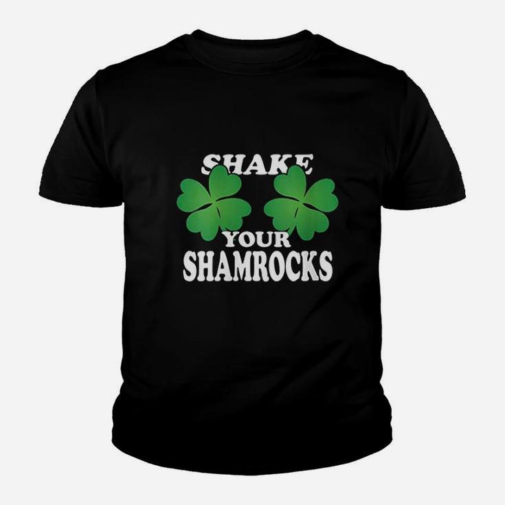Shake Your Shamrocks Funny St Patricks Day Kid T-Shirt