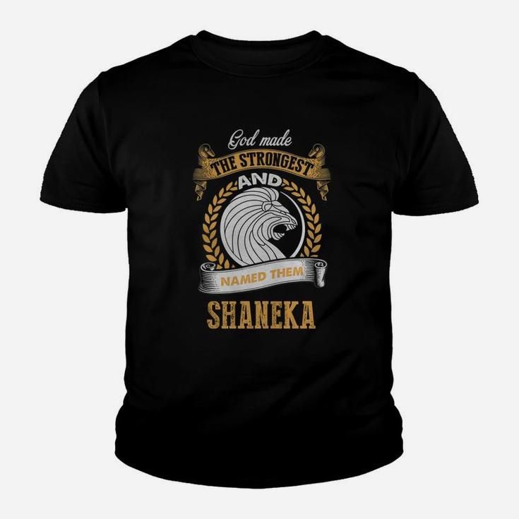 Shaneka Shirt, Shaneka Family Name, Shaneka Funny Name Gifts T Shirt Kid T-Shirt