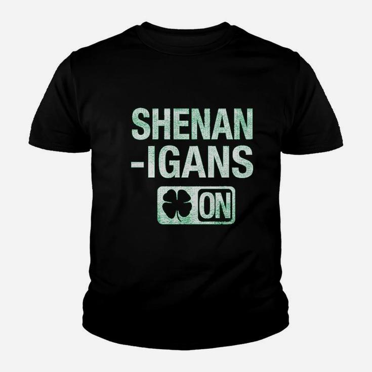 Shenanigans Mode On Funny Irish St Saint Patricks Day Kid T-Shirt