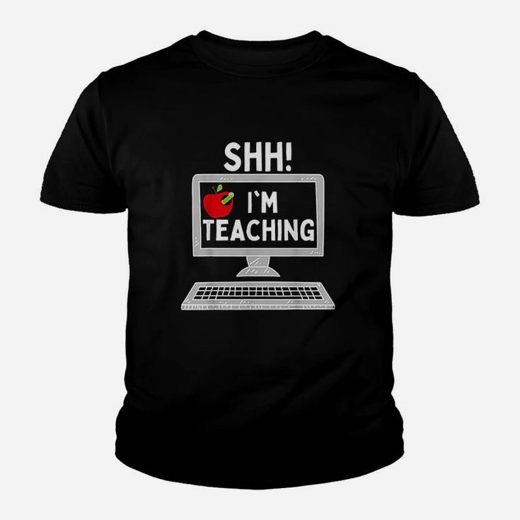 Shh Im Teaching Cute Funny Teacher Back To School Kid T-Shirt