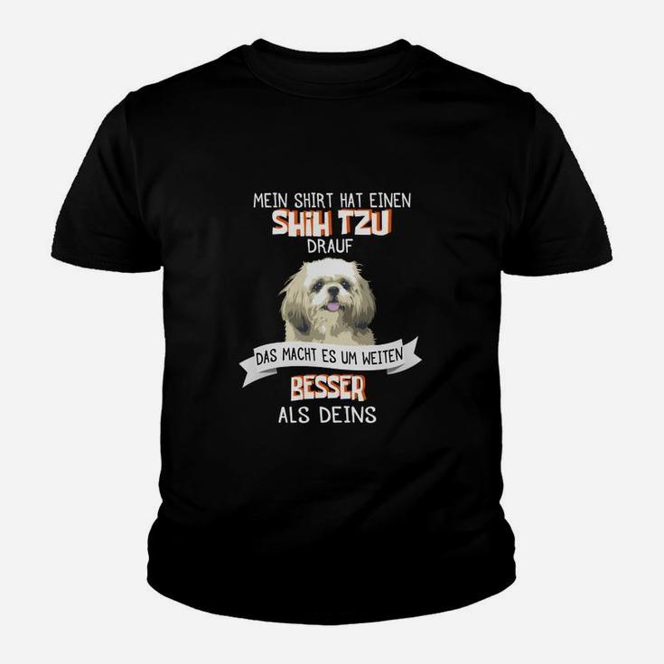 Shih Tzu Kinder Tshirt Besser als Deins - Lustiges Tee für Hundefans