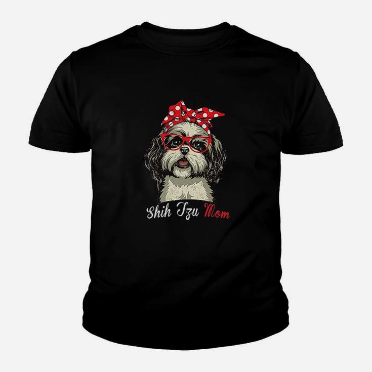 Shih Tzu Mom Dog Loverss Kid T-Shirt