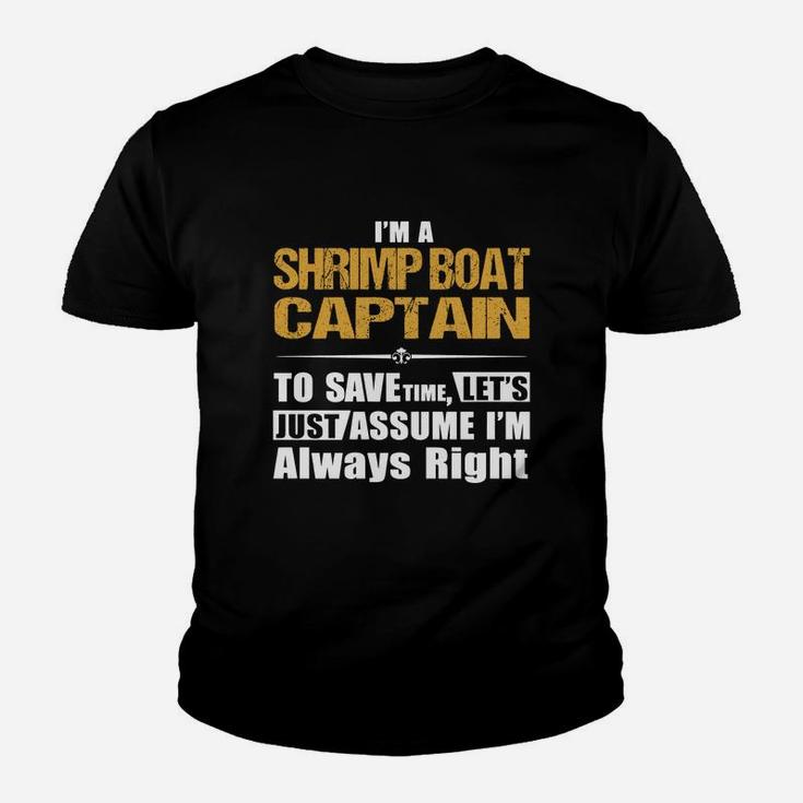 Shrimp Boat Captain Kid T-Shirt