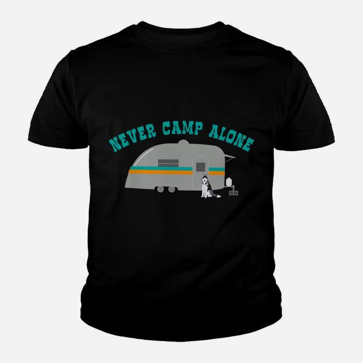 Siberian Husky Dog Rv Funny Camping Travel Trailer Kid T-Shirt