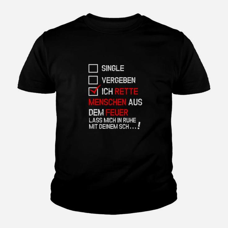 Single Vergeben-feuerwehr Kinder T-Shirt