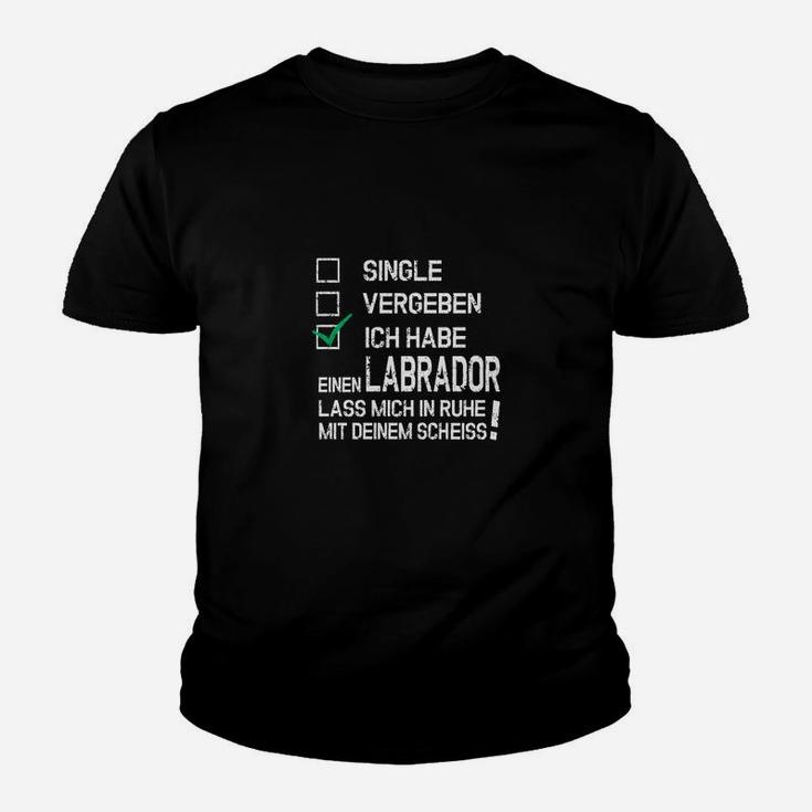 Single Vergeben Labrador Kinder T-Shirt