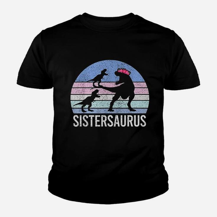 Sister Sis Santa Gift Christmas Xmas Dinosaur 2 Men Kid T-Shirt