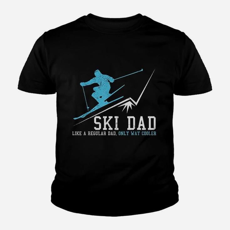 Ski Dad Funny Winter Sports Skiing Father Kid T-Shirt