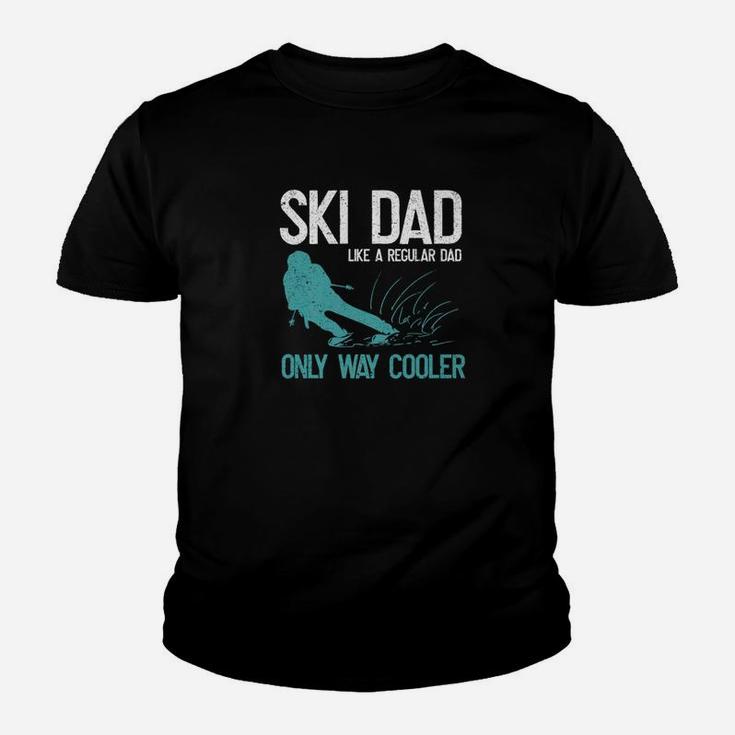 Ski Dad Winter Skiing Snow Sport Daddy Father Papa Shirt Kid T-Shirt