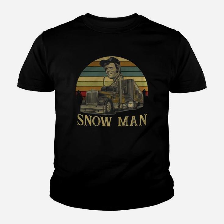 Smokey Snowman Vintage Kid T-Shirt