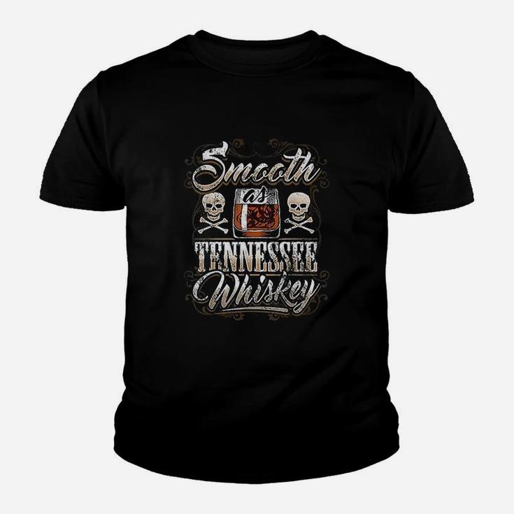 Smooth Tennessee Whiskey Funny Fathers Day Kid T-Shirt