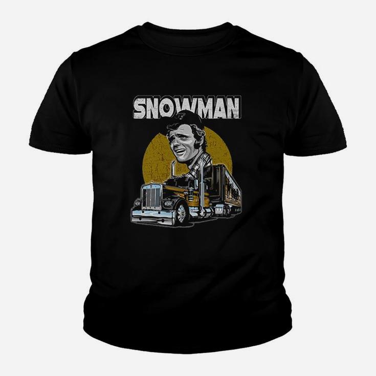Snowman Smokey Truck Vintage Kid T-Shirt