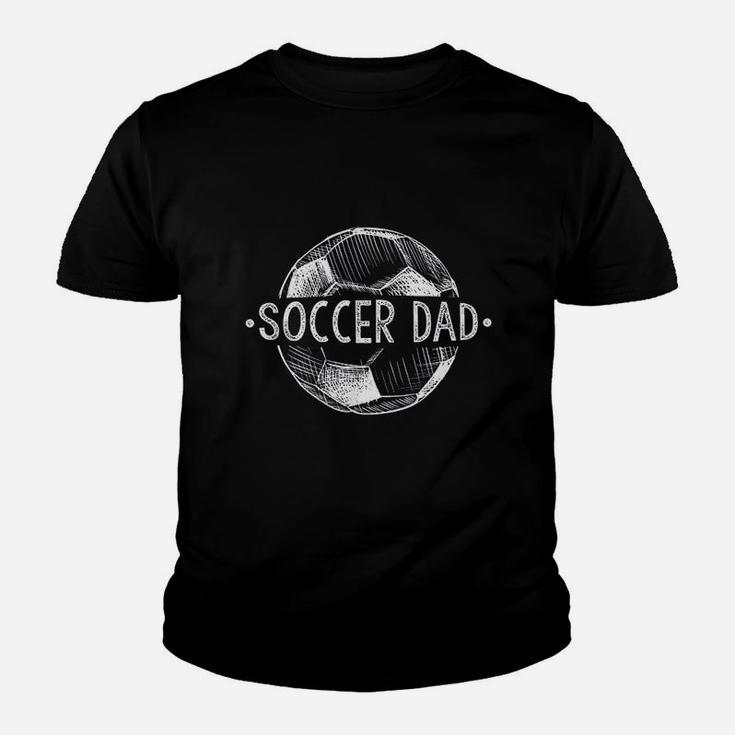 Soccer Dad Family Matching Team Player Gift Sport Lover Papa Kid T-Shirt