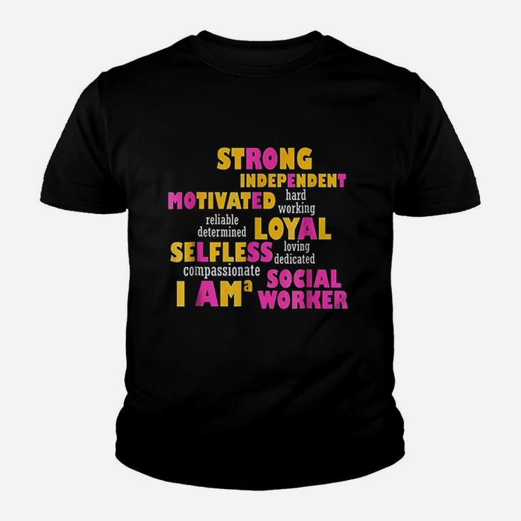 Social Worker Graduation Social Work Month Youth T-shirt