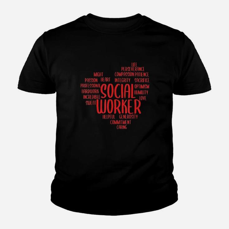 Social Worker Social Work Profession Social Sciences Gift Kid T-Shirt